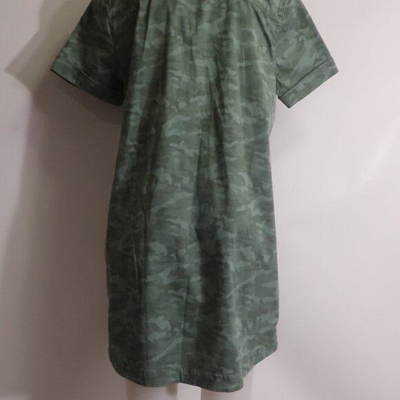 NWT Womens Vineyard Vine Tonal Camo Sage Olive Polo Margo Shirtdress 16 - Picture 14 of 16